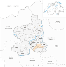 Karte Gemeinde Lupfig 2014